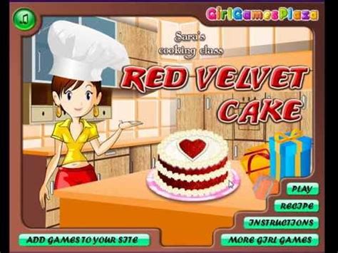 jogo do bolo friv - sara's red velvet cake Friv